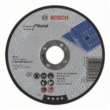 Bosch Dělicí kotouč rovný Expert for Metal A 30 S BF, 125 mm, 2,5 mm