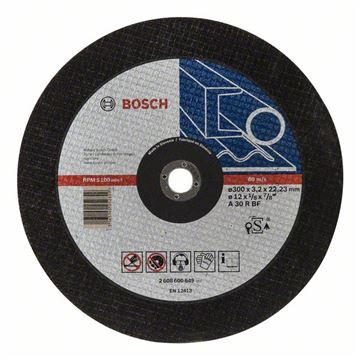 Bosch Dělicí kotouč rovný Expert for Metal A 30 R BF, 300 mm, 3,2 mm