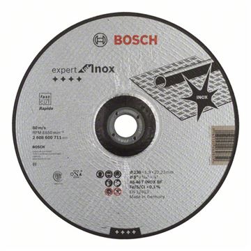 Bosch Dělicí kotouč profilovaný Expert for Inox - Rapido AS 46 T INOX BF, 230 mm, 1,9 mm