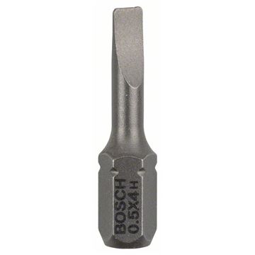 Bosch Šroubovací bit zvlášť tvrdý Extra-Hart S 0,5x4,0, 25 mm