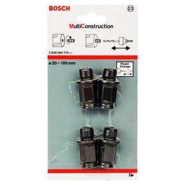 Bosch 4dílná sada adaptérů -