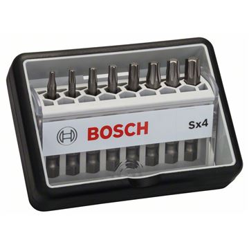 Bosch 8dílná sada šroubovacích bitů Robust Line, Sx Extra-Hart 49 mm, 8dílná sada