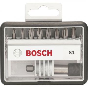 Bosch (8+1)dílná sada šroubovacích bitů Robust Line, S Extra-Hart 25 mm, (8+1)dílná sada