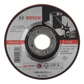 Bosch Polopružný hrubovací kotouč WA 46 BF, 115 mm, 3,0 mm