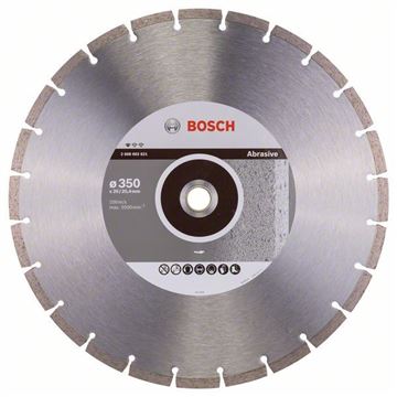 Diamantový dělicí kotouč Standard for Abrasive - 350 x 20,00+25,40 x 2,8 x 10 mm BOSCH