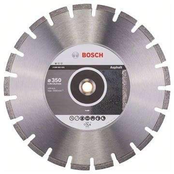 Diamantový dělicí kotouč Standard for Asphalt - 350 x 20/25,40 x 3,2 x 10 mm BOSCH