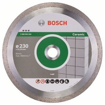 Bosch Diamantový dělicí kotouč Best for Ceramic 230 x 22,23 x 2,4 x 10 mm