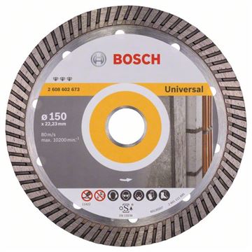 Bosch Diamantový dělicí kotouč Best for Universal Turbo 150 x 22,23 x 2,4 x 12 mm