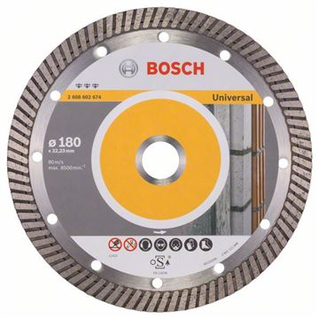 Bosch Diamantový dělicí kotouč Best for Universal Turbo 180 x 22,23 x 2,5 x 12 mm