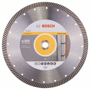 Diamantový dělicí kotouč Best for Universal Turbo - 300 x 20,00+25,40 x 3 x 15 mm BOSCH