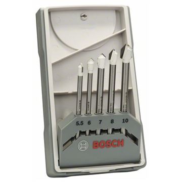 Bosch 5dílná sada vrtáků na dlaždice CYL-9 Ceramic 5,5; 6,0; 7,0; 8,0; 10,0 mm