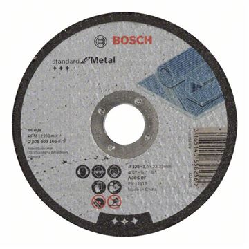 Bosch Dělicí kotouč rovný Standard for Metal A 30 S BF, 125 mm, 22,23 mm, 2,5 mm