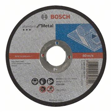 Bosch Dělicí kotouč rovný Standard for Metal A 30 S BF, 115 mm, 22,23 mm, 2,5 mm