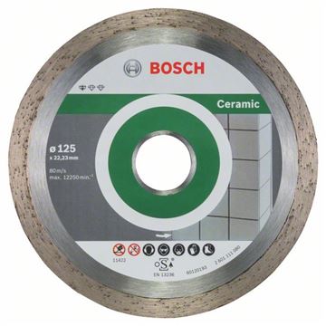 Bosch Diamantový dělicí kotouč Standard for Ceramic 125 x 22,23 x 1,6 x 7 mm