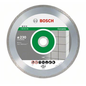 Bosch Diamantový dělicí kotouč Standard for Ceramic 230 x 22,23 x 1,6 x 7 mm