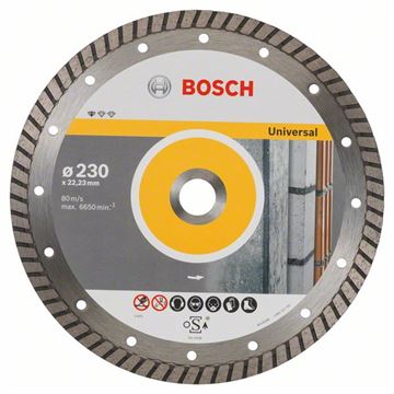 Bosch Diamantový dělicí kotouč Standard for Universal Turbo 230 x 22,23 x 2,5 x 10 mm