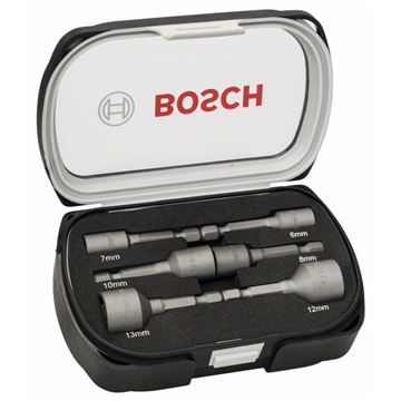 Bosch 6dílná sada nástrčných klíčů 50 mm; 6, 7, 8, 10, 12, 13 mm