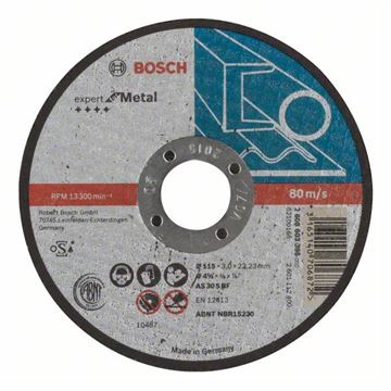 Bosch Dělicí kotouč rovný Expert for Metal AS 30 S BF, 115 mm, 3,0 mm