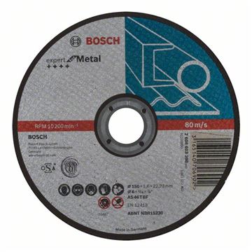 Bosch Dělicí kotouč rovný Expert for Metal AS 46 T BF, 150 mm, 1,6 mm