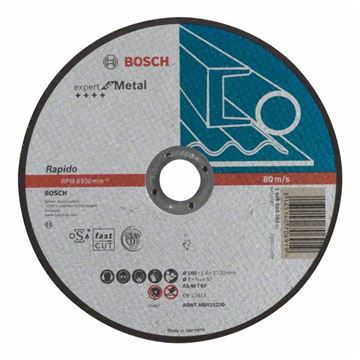 Bosch Dělicí kotouč rovný Expert for Metal – Rapido AS 46 T BF, 180 mm, 1,6 mm