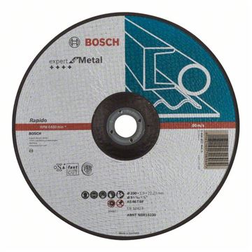 Bosch Dělicí kotouč profilovaný Expert for Metal – Rapido AS 46 T BF, 230 mm, 1,9 mm