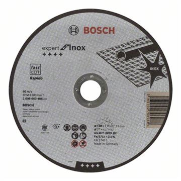 Bosch Dělicí kotouč rovný Expert for Inox - Rapido AS 46 T INOX BF, 180 mm, 1,6 mm