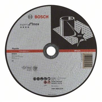 Bosch Dělicí kotouč rovný Expert for Inox - Rapido AS 46 T INOX BF, 230 mm, 1,9 mm