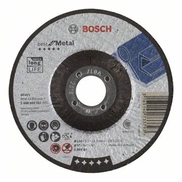 Bosch Dělicí kotouč profilovaný Best for Metal A 30 V BF, 125 mm, 2,5 mm