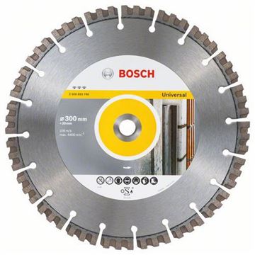 Bosch - Diamantový řezný kotouč Best for Universal 300 x 20,00 x 2,8 x 15 mm