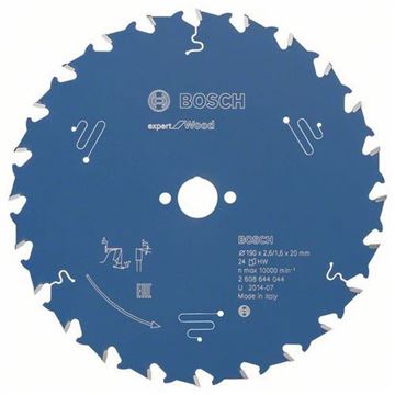 Bosch - Pilový kotouč Expert for Wood 190 x 20 x 2,6 mm, 24