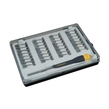 32dílná sada přesných šroubováků s vyměnitelnými bity STANLEY