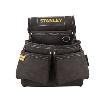 Kožené opaskové pouzdro na nářadí a hřebíky z bůvolí kůže STANLEY