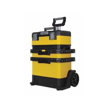 Kovoplastový pojízdný montážní box STANLEY