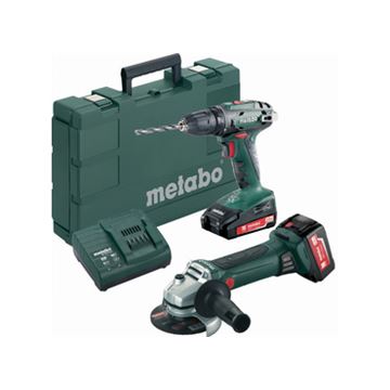 METABO set BS 18 + W 18 sada aku nářadí