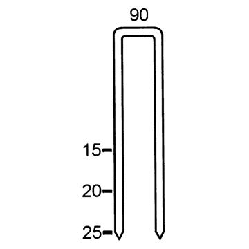 Sešívací spony 90 / 25 mm CNKH/2000 Schneider Bohemia
