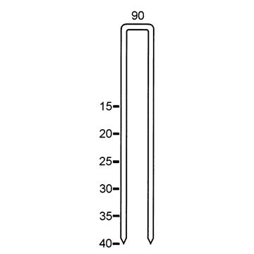 Sešívací spony 90 / 40 mm CNKH/2000 Schneider Bohemia