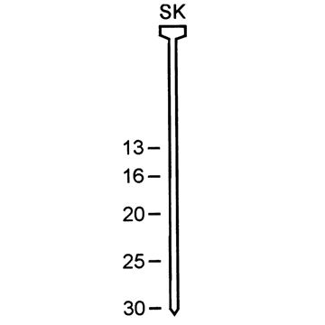 Hřebíky se závěrnými hlavičkami SN 116 NK/1000 SCHNEIDER