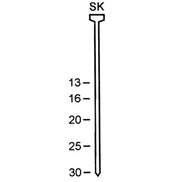Hřebíky se závěrnými hlavičkami SN 130 V 2 A (nerez)/5000 SCHNEIDER