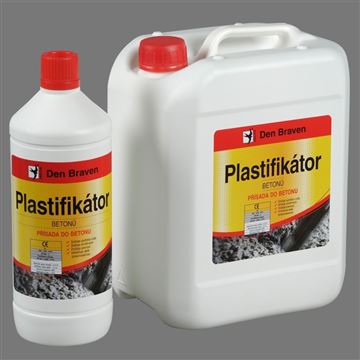 Plastifikátor betonů 1l hnědý Den Braven