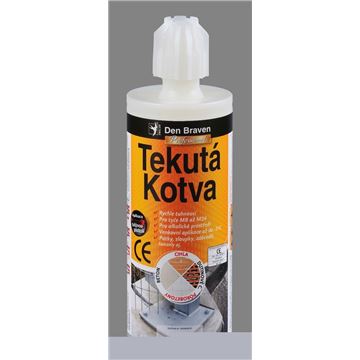 Tekutá kotva / polyesterová pryskyřice 300ml šedá Den Braven