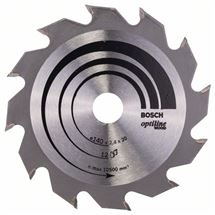 Pilový kotouč Optiline Wood - 140 x 20/12,7 x 2,4 mm, 12 BOSCH