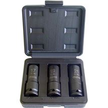 Sada 1/2" hlavic prodloužených průmyslových 3-dílná Gola