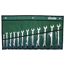 Sada ráčnových klíčů očkoplochých 12-dílná Gola