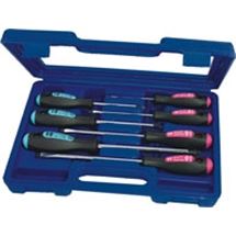 Sada pl.a kříž. šroubováků v kufru 7-dílná TWIN PLAST LINE PROFI Narex