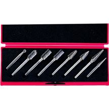 Sada obrysových karbidových fréz sek6/6mm stopka 8dílná York