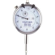Úchylkoměr číselníkový 10mm / 0,01mm / 0-50-0 EASY READ OXFORD s plunžrem