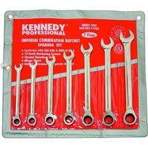 Sada ráčnových očkoplochých klíčů 7-dílná Kennedy