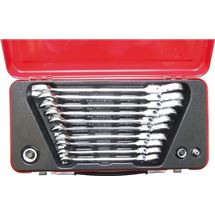 Sada ráčnových klíčů s kloubem 13-dílná 10-19mm Kennedy