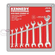 Sada plochých maticových klíčů 7-dílná 6-19mm