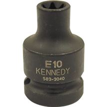 Hlavice průmyslová rázová 1/2" - Bit nástrčný E20 Torx DIN 3129 Kennedy